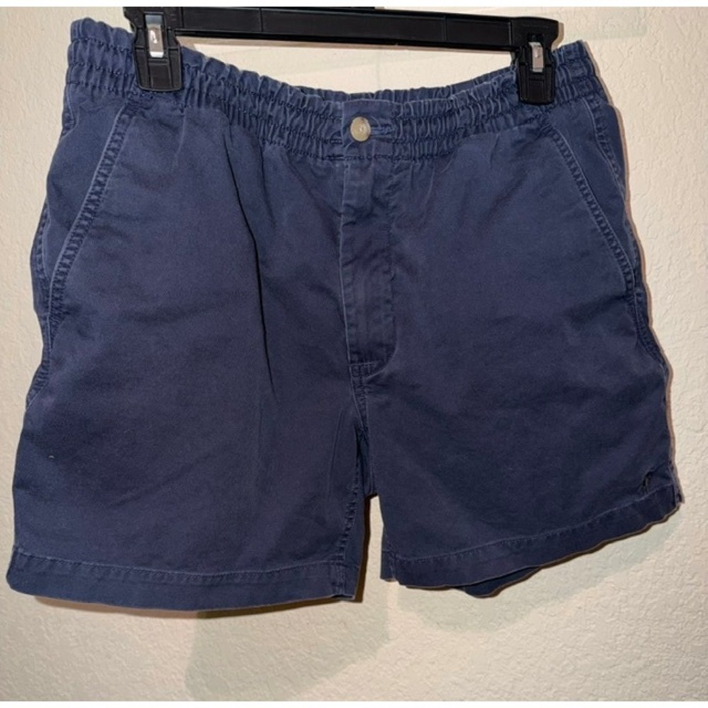 Polo Ralph Lauren Mens Stretch Classic Fit Elastic Waist Chino Shorts Navy S
